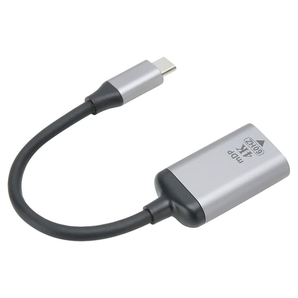 Type C - Mini DisplayPort -sovitinkaapeli Windowsille