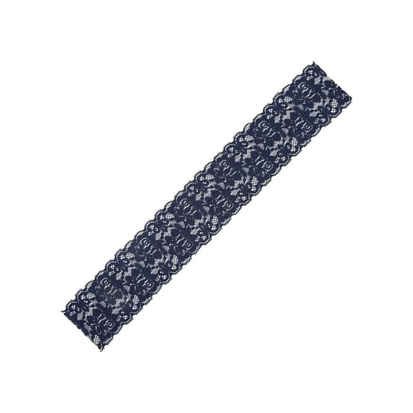 Kongeblå 6 cm Nylon Blondebånd Pynt Sikkert Klesplaggstilbehør