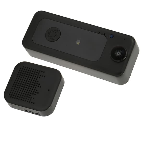 Smart WiFi Video Dørklokke med Nattsyn Appkontroll Toveis Lyd Intercom Trådløs Hjemmesikkerhet