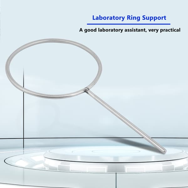 160 mm lukket ringstativ i rustfritt stål for laboratorium