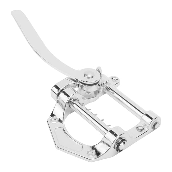 ES335 Elgitarr Vibrato Stall Tremolo Enhet Metall Tailpiece Stor Gungstång Silver