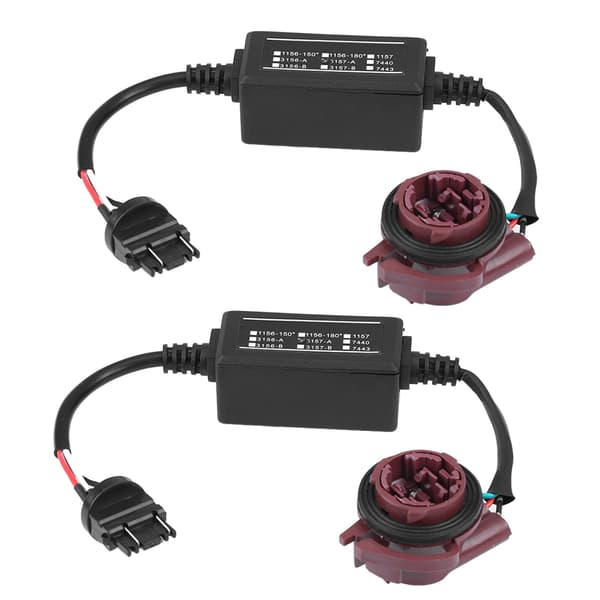 2 stk 3157A LED Dekoder Adapter Anti Hyper Flash Feil Cancel Canbus Brems
