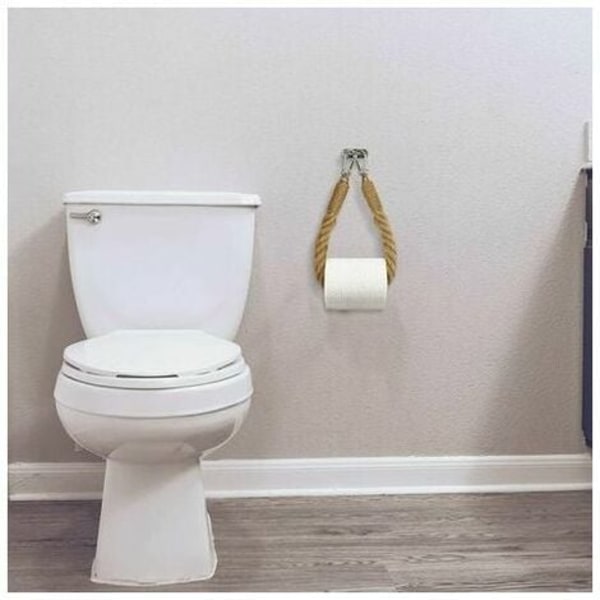 WC-paperiteline, Cool Grid hamppuköysi pyyheteline kylpyhuoneeseen ja keittiöön Kylpyhuoneen paperiteline