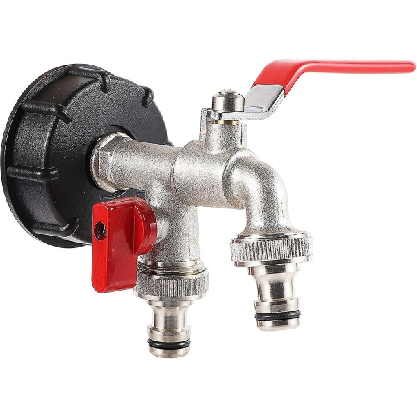 Puutarhaletkun pikaliitin Double Tap Ibc Tank Adapter S60x6 1/2&quot;