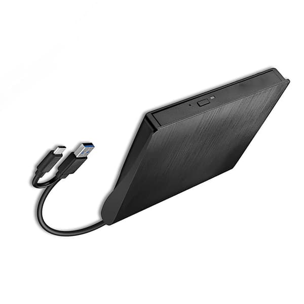 DVD-drev USB3.0 TYPE C Dobbelt interface Universal bakke type Eksternt optisk drev DVD-afspiller CD-brænder