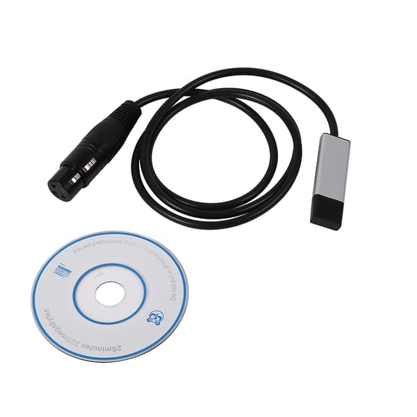 Mini USB DMX Interface Adapter Controller DMX512 Scenebelysningsdæmper