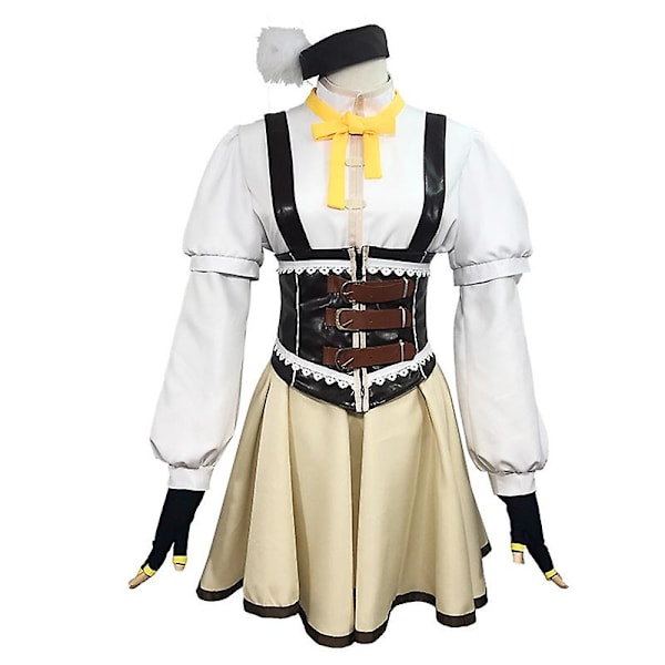 Tomoe Mami rollespil Puella Magi Madoka Magica uniform M Costume