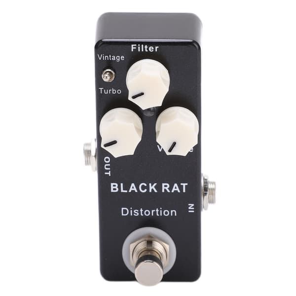 True Bypass Distortion Gitar Pedal Enkel Effekt Elektrisk Effektor