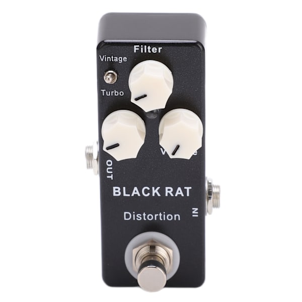 True Bypass Distortion Gitarrpedal Enkel Effekt Elektrisk Effektor