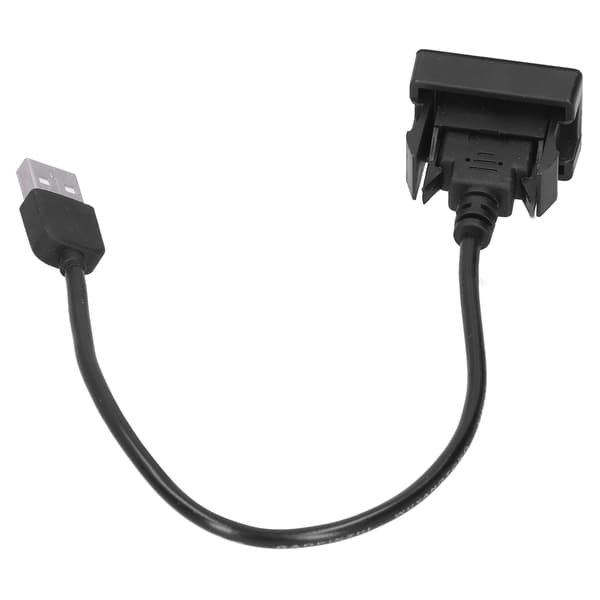 Bil USB-laderadapter Auto Socket Outlet ABS Bærbar Skjøteledning