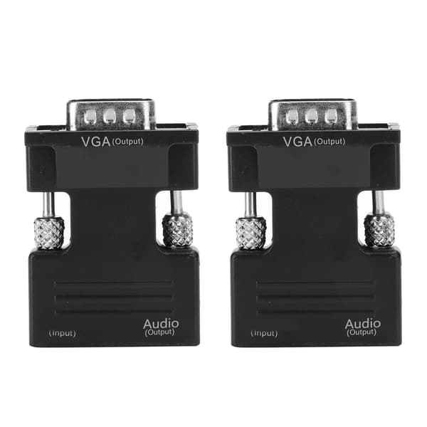2 KPL HDMI-VGA-muunnin 1080P videoadapterikaapeli tietokoneelle