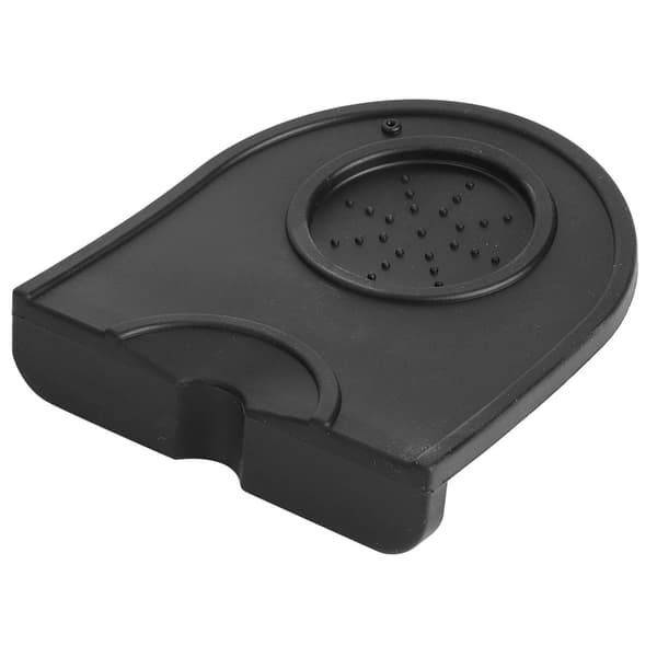 Sort Multifunktionel Anti-Skrid Silikone Kaffe Tamper Måtte Holder