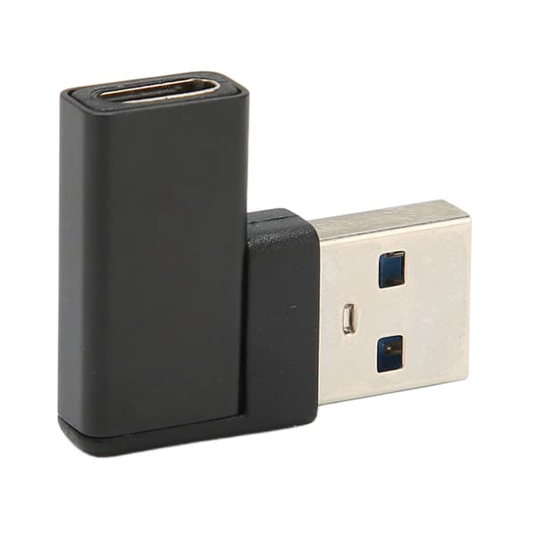90 Graders USB 3.0 A til USB C Adapter Plug and Play til Laptop Telefon PC