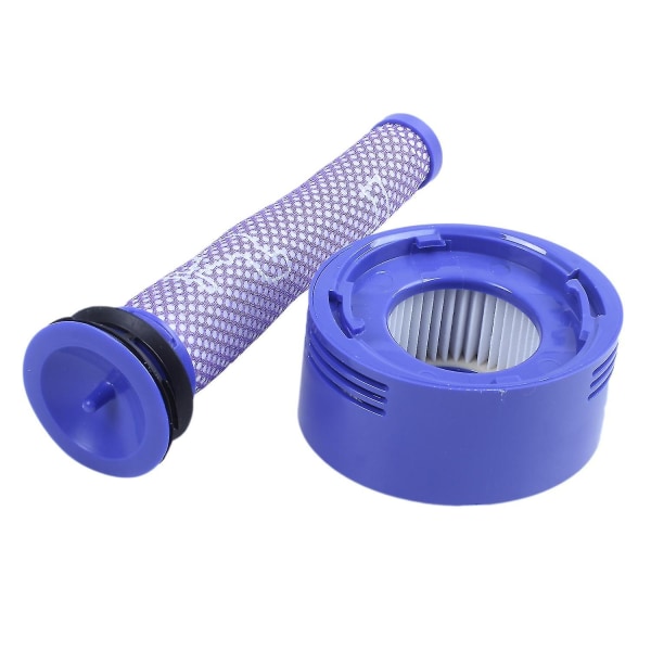2 Pack Vaihto Dyson V8 Pre Filter + Hepa Post Filter