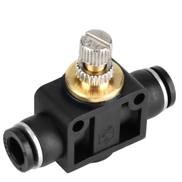 4mm 6mm 8mm T Form Pneumatisk Luftstrømsregulator Rør Fittings Regulatorventil