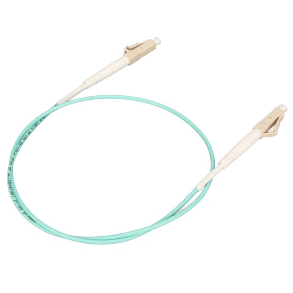 OM3 LC til LC Simplex Multimode Fiber Optisk Patchkabel 0.5M for SFP Transceivere Ethernet Brytere