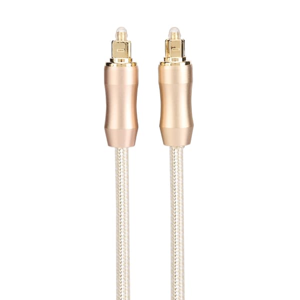 SPDIF Toslink optisk fiber firkantet port lydkabel for effektforsterker lyddekoder 3 meter