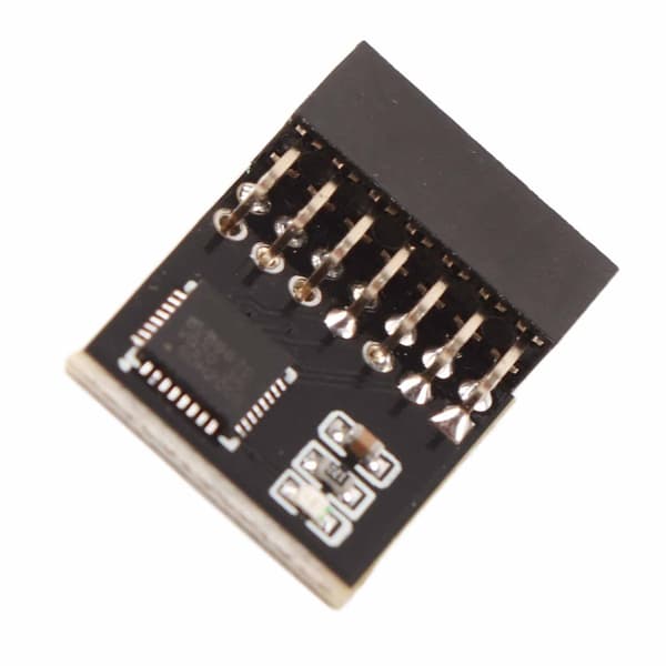 TPM 2.0 Modul 14Pin SPI Krypteringssikkerhetskort for ASUS Hovedkort