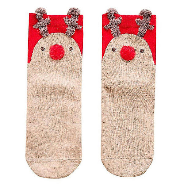 Unisex Winter Thermal pitkät hengittävät treenisukat B 1 Pair