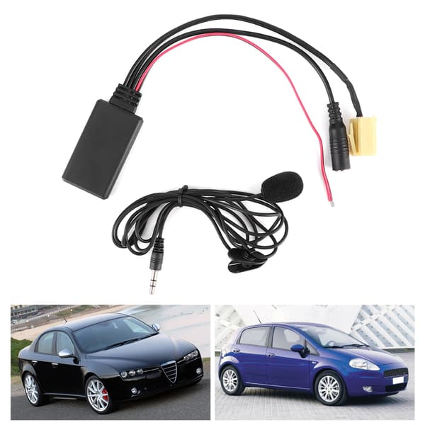 Bluetooth AUX-adapter med mikrofon for Alfa Romeo 159 150 cm Håndfri bilstereo kabel
