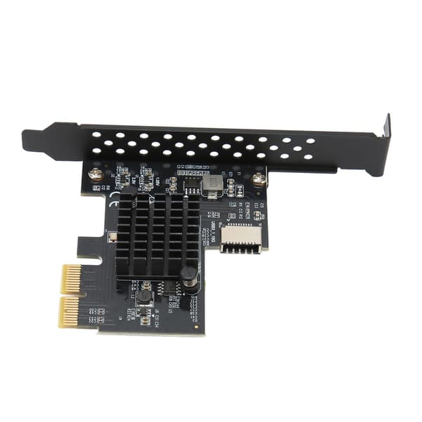 USB 3.2 Typ E Frontpanel Internt Expansionskort 20PIN 10Gbps Adapter för Stationär PC PCI E 2X Gränssnitt