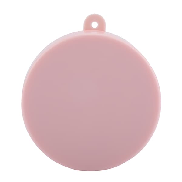 Bärbar Vikbar Silikonmugg med Lock Rosa