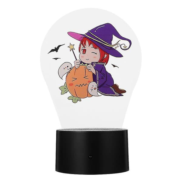 1 stk Halloween nattlys for Halloween-dekorasjoner