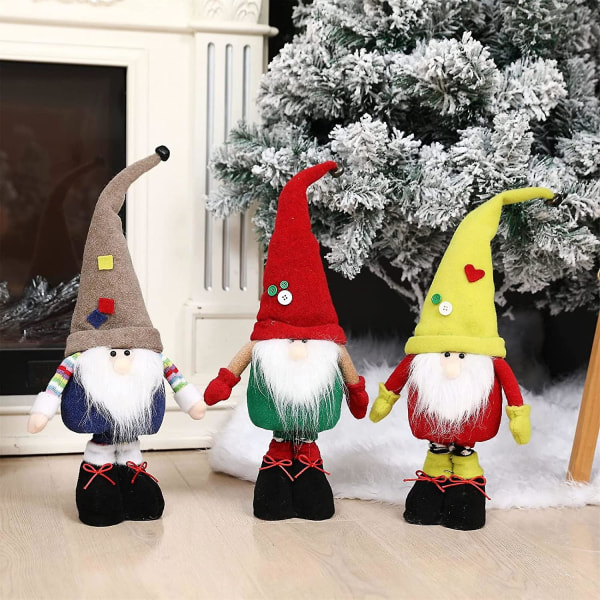 Joulu Gonk Gnome Ornaments Pehmo Gnome Doll