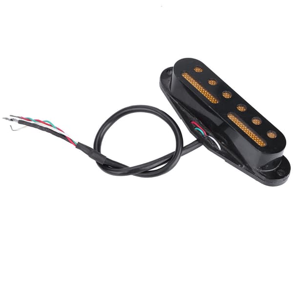 3 stk. Single Coil SSS Pickup Sæt til ST Style Guitar Sort