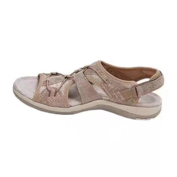 Ultra Comfort Sandaler For Dame Sommer Strandsko For Vandring 37