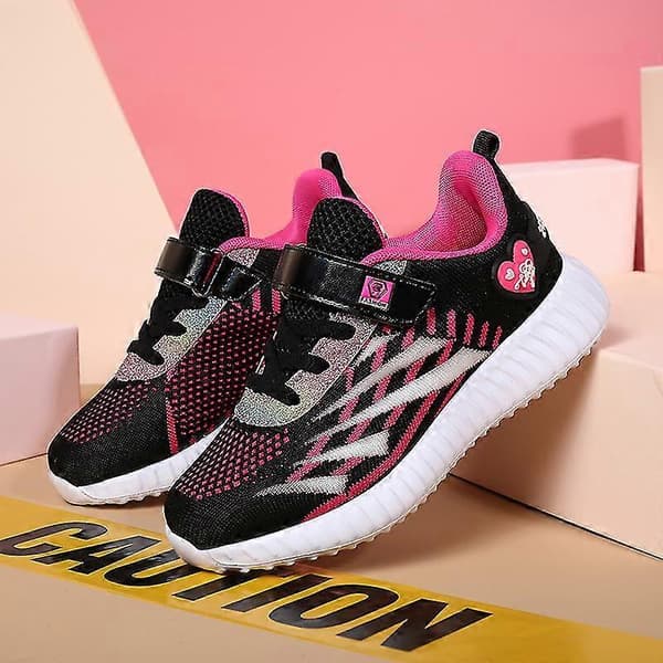 Piger Sneakers Åndbare Børneløbesko Mode Sportssko 3A8097