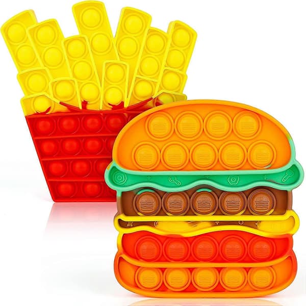 Fidget Legetøj Push It, Boble Pop Popping Sensorisk Fidget Legetøj Til Voksne Og Børn, Dets Push Boble Stress Legetøj Til Autisme, Sensorisk Popper Spillelegetøj Til