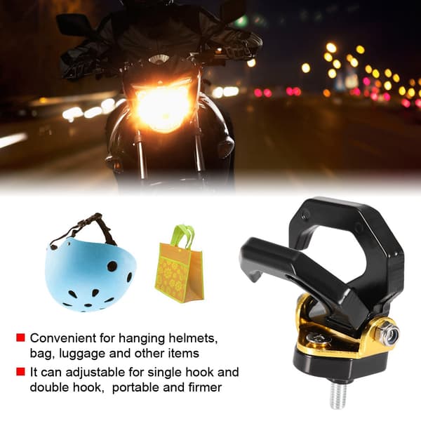 Universal Motorcykel Modificeret Aluminium Legering Dobbelt Støtte Krog