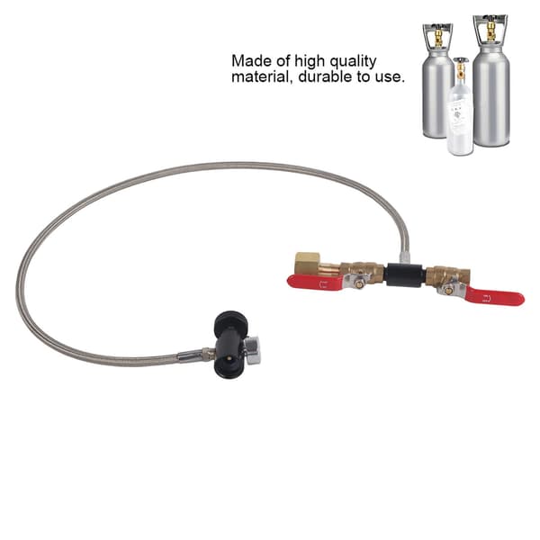 CO2 Cylinder Fyldningsadapter Slange Guld 1 Styk