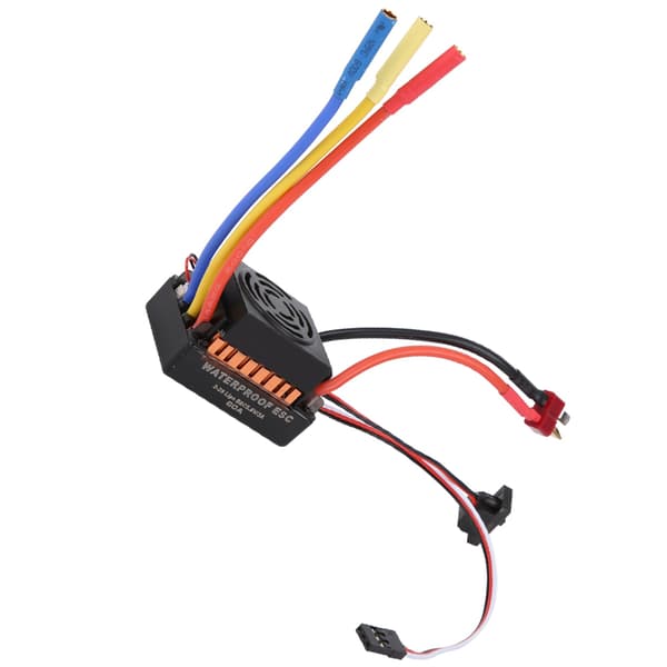 HOBBYFANS 60A Børsteløs ESC Sensorløs Elektronisk Hastighetskontroll 4.0 Bananhode RC Bil