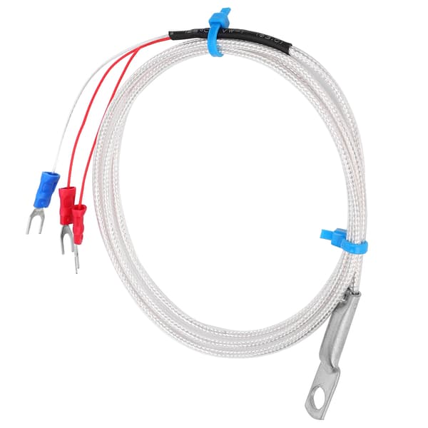 PT100 Termistor Temperatursensor Sond 3m Runt Hål Patch Typ Noggrann Mätning