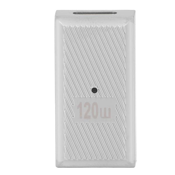 USB C Hun til USB Hun Adapter 10Gbps 120W 20V 6A Dataoverførsel Opladningsindikatorlys