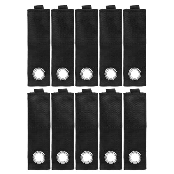 10 stk. Krog-løkke forlængerledningsopbevaringsstropper Organizer Wrap Keeper