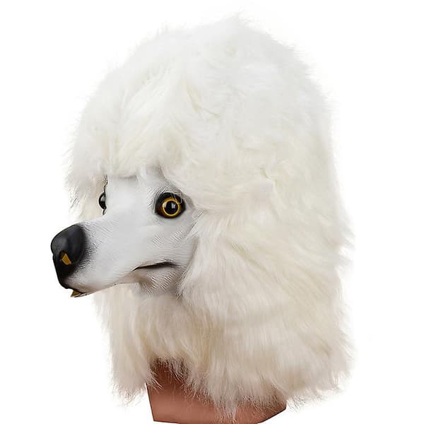 Puddelmaske for lek, Halloween dyrehode i latex