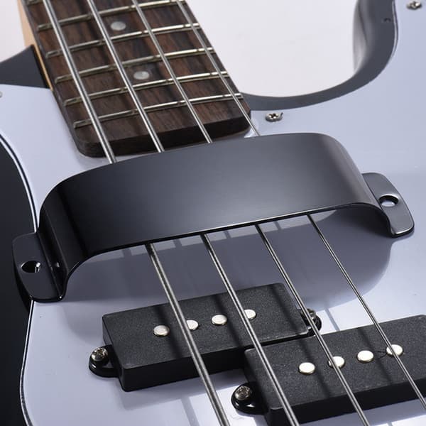 129x48.8x19mm Legering Basgitarr Pickup Skydd Ersättning Svart