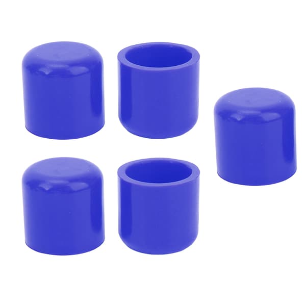 5PCS 30mm Blå Silikon Blindplugg Flexibel Slitstark Universal Insug Vakuumslangplugg