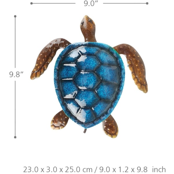 A214BL-L fargerikt liten skilpadde veggheng kreativt hjemmeinnredning veggkunst veggheng for hjem og hage dekorasjon