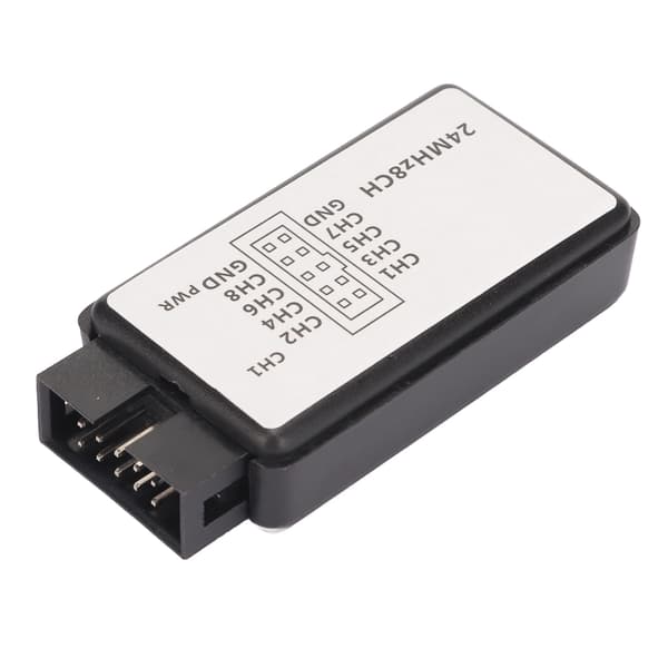 8-kanals USB-logikanalysator 24MHz 5V med bufferunderstøttelse