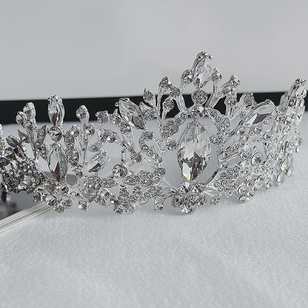 Jeweled Crowns Vackra Headpiece Bröllop Crown Bröllop Tiaras Håraccessoarer för bal födelsedag