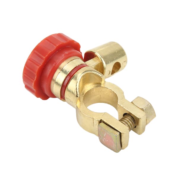 Messing Bilbatteri Terminal 100A 1,5-1,7cm Rustfri Afbryder Universal til Både RV ATV