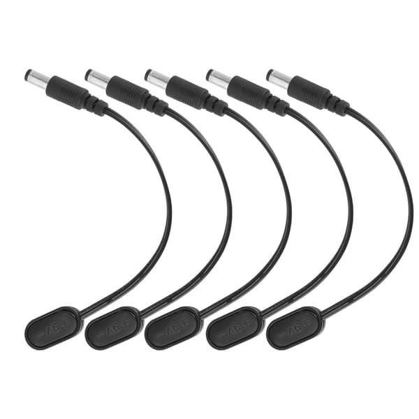 9V Batteri Klips Konverter Snap Stik Strømforsyningsadapter til Guitar Effekt Pedal