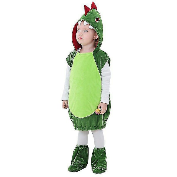 Lasten Halloween-vaatteet, dinosaurusvaatesetti, lasten söpö cosplay-asu, päiväkodin sarjakuvaesitys, pojat ja tytöt XL