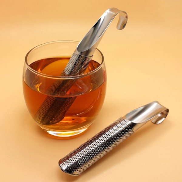 3 stk Bærbar te-infuser Anti-stick Hul Universal Small Mesh tefilter til tehus