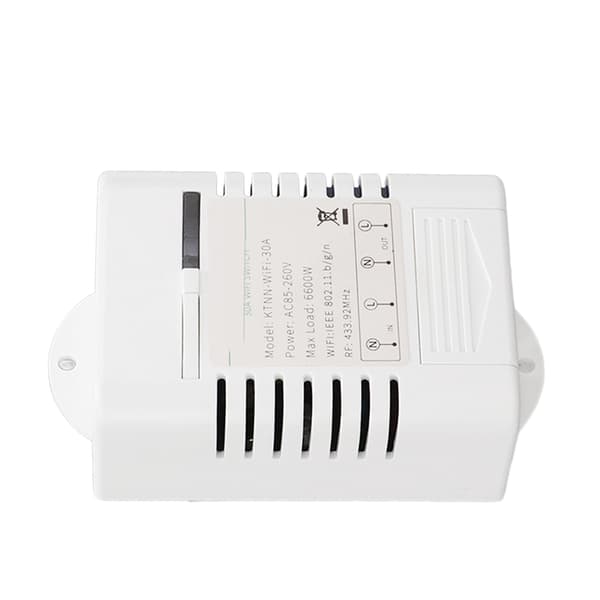 Smart Switch WiFi Stemmestyring Timing Real Time Feedback 85V til 260V AC