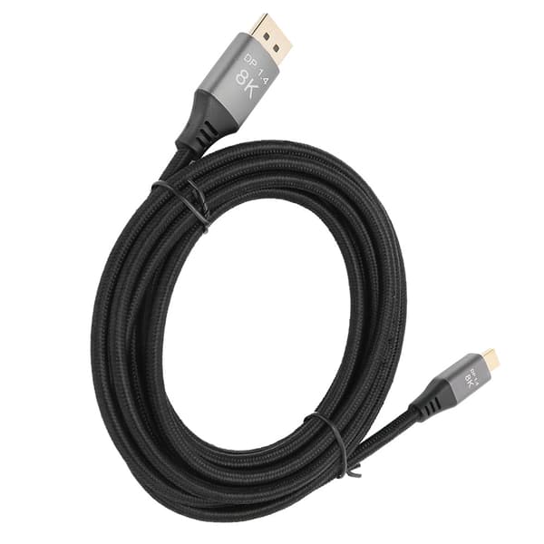 Mini DP til DP Kabel 1.4 Version 8K High Definition Adapter 3 Meter